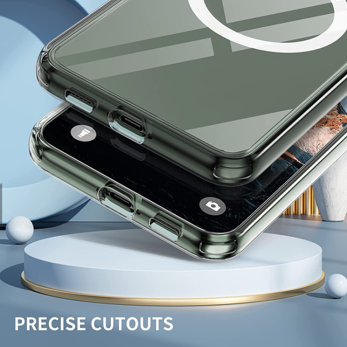 OEM - Galaxy S23 Mobilskal Magsafe Shockproof Magnetic - Clear