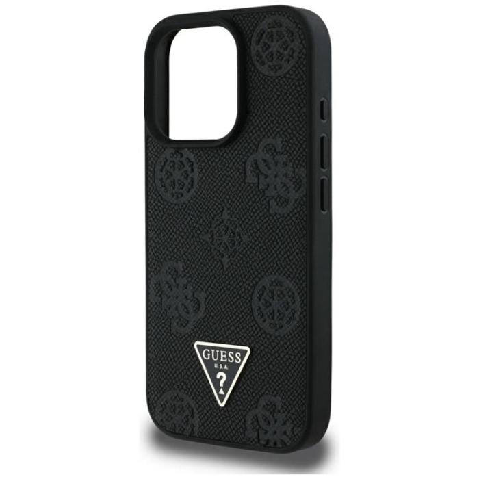 Guess - Guess iPhone 16 Pro Mobilskal MagSafe Hot Stamp Peony Triangle