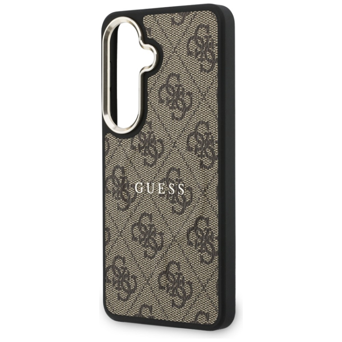 Guess - Guess Mobilskal För Galaxy S26 MagSafe 4G Embossed Ring - Brun