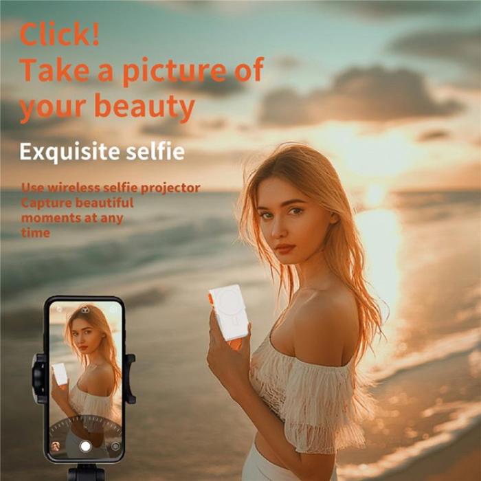 OEM - 8in1 Multifunktionell Mobilselfie Livestreaming Skärmspeglingsenhet X40F - Vit