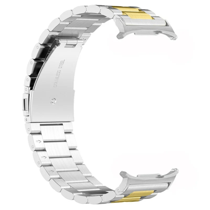 A-One Brand - Galaxy Watch 8 (44mm/40mm) Armband Stainless Steel Three Bead