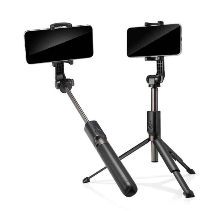 Spigen - Spigen Trådlös Selfie Stick Tripod - Svart