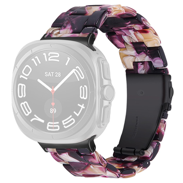 A-One Brand - Galaxy Watch 8/8 Classic (40/44/46mm) Armband Acrylic Vattentät Resin