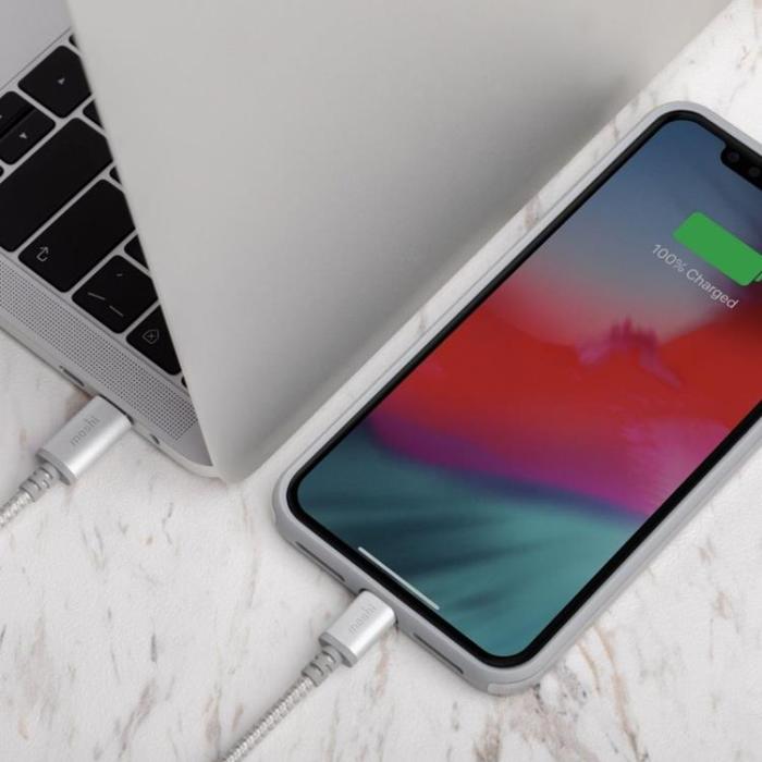 Moshi - Moshi USB-C Till Lightning Kabel 1.2m - Grå