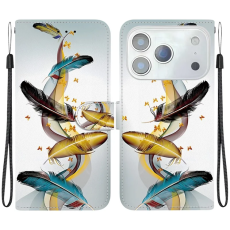 A-One Brand - iPhone 17 Pro Max Plånboksfodral Med Lanyard - Butterfly Feather