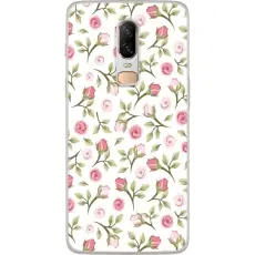 Gustaf - Mobilskal till OnePlus 6 med Blommigt