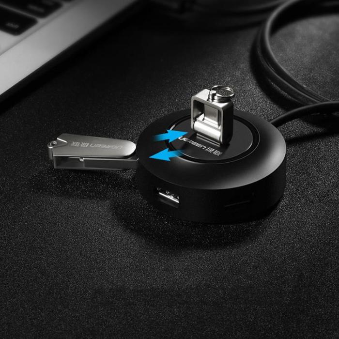 Ugreen - Ugreen HUB USB2.0 4x USB-A 480Mbps 1m (CR106) - Vit