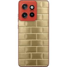 iSecrets - Mobilskal till Motorola Edge 50 Neo med Gyllene Murstenar