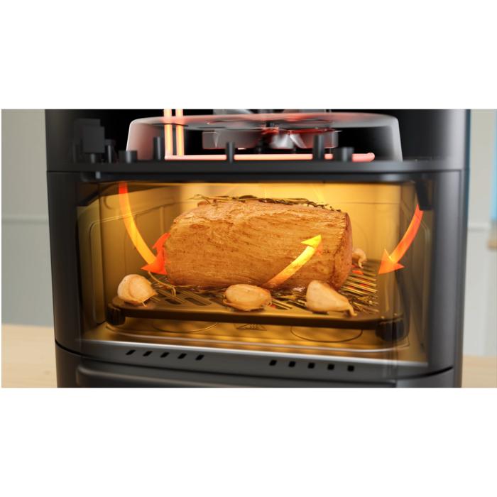 Midea - Midea Airfryer 2in1 Kombination med Ugn 6.4 + 4.4 Liter