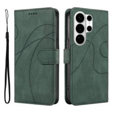 OEM - Pl&aring;nboksfodral f&ouml;r Samsung Galaxy S26 Ultra Konstl&auml;der St&auml;ll - Gr&ouml;n