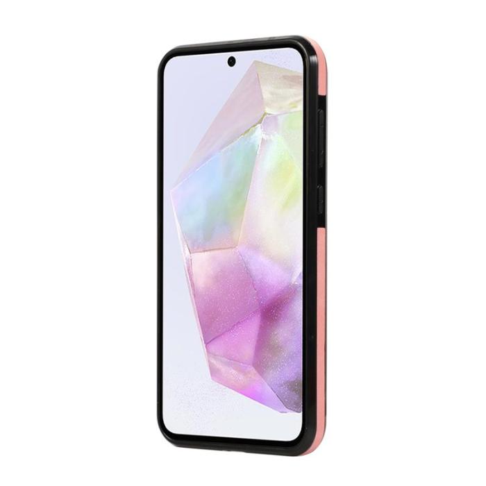 OEM - Mobilfodral för Samsung Galaxy S26 Konstläder + TPU - Rosa