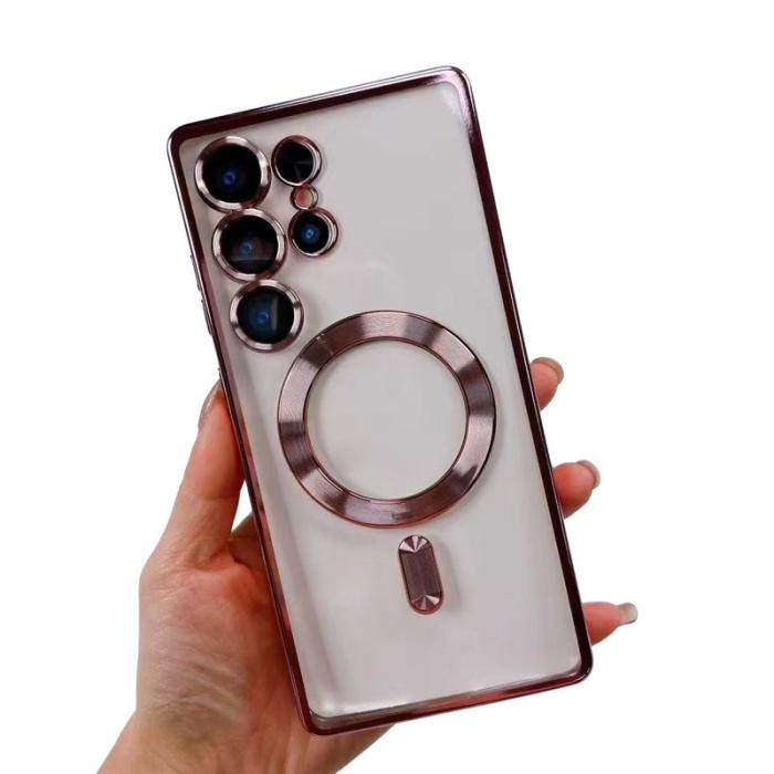 OEM - Mobilskal för Samsung Galaxy S26 Ultra Magnetiskt TPU - Rosa