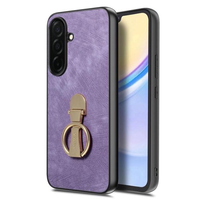CASENEO - CASENEO Mobilskal för Samsung Galaxy S26 Fällbar Kickstand Konstläder - Lila