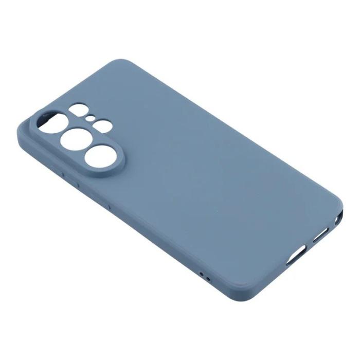 WANLONFENG - WANLONFENG Mobilskal för Samsung Galaxy S26 Ultra TPU med härdat glas Grå