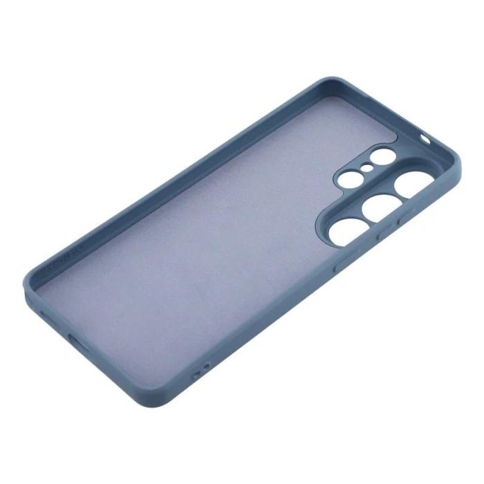 WANLONFENG - WANLONFENG Mobilskal för Samsung Galaxy S26 Ultra TPU med härdat glas Grå