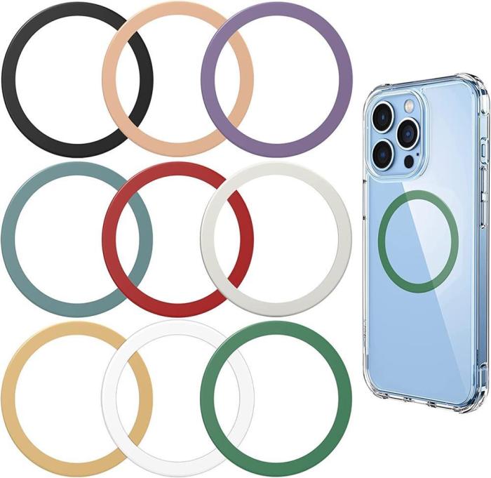 Boom of Sweden - [6in1] BOOM iPhone 14 Plus Skal - Kameralinsskydd - Härdat Glas - MagSafe Ring