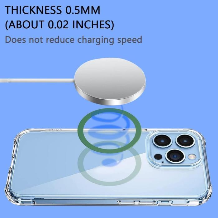Boom of Sweden - [6in1] BOOM iPhone 14 Plus Skal - Kameralinsskydd - Härdat Glas - MagSafe Ring