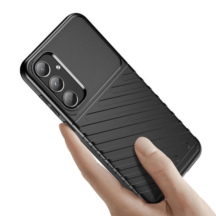 OEM - Galaxy A55 Mobilskal Thunder Armored - Svart