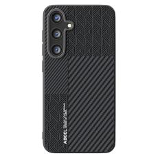 ABEEL - ABEEL Mobilskal till Samsung Galaxy S25 FE PC TPU Aluminium PU L&auml;der - Textur 1