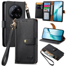 A-One Brand - Xiaomi 15 Ultra Plånboksfodral RFID Blocking Zipper - Svart