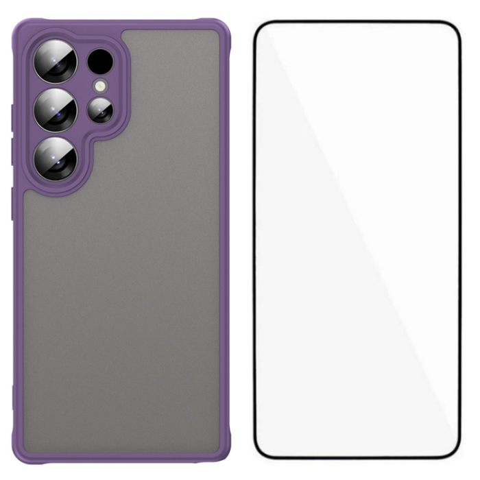 WANLONFENG - WANLONFENG Galaxy S25 Ultra Mobilskal FD Series Skin - Lila