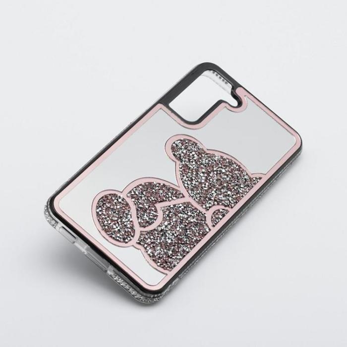 OEM - Galaxy S21 FE Mobilskal Teddy Bear - Rosa