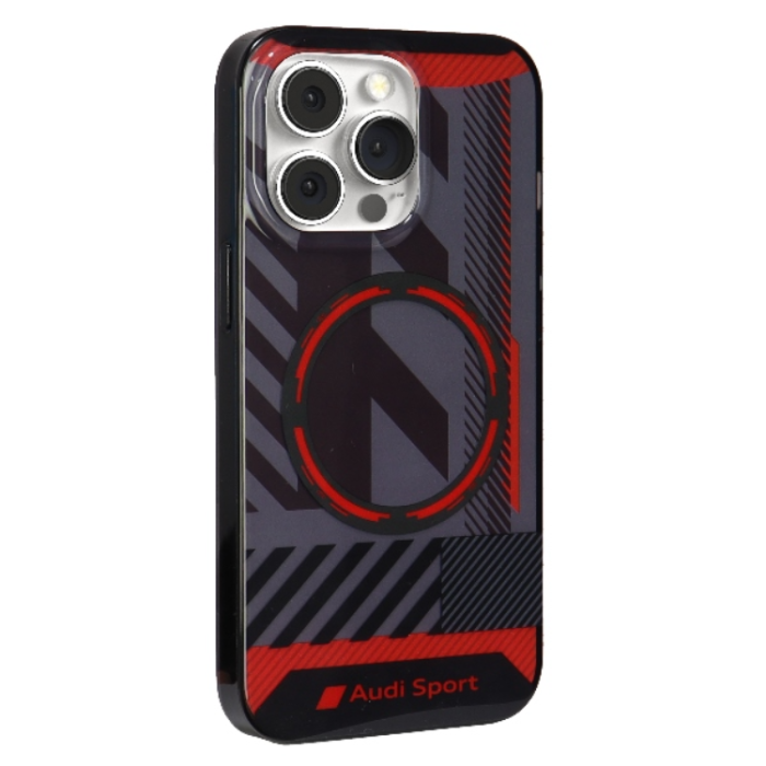 Audi - Audi iPhone 13 Pro Max Mobilskal Magsafe IML Sport - Svart