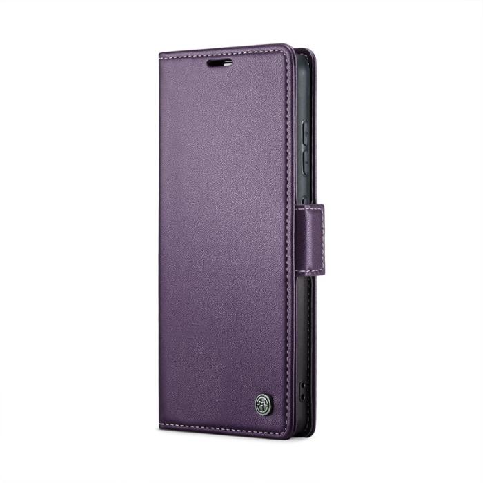Caseme - CASEME Plånboksfodral Konstläder till Samsung Galaxy S24 FE - Lila
