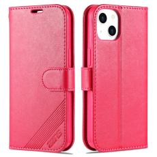 AZNS - AZNS iPhone 15 Plus Pl&aring;nboksfodral - St&auml;ll Konstl&auml;der + TPU - R&ouml;d
