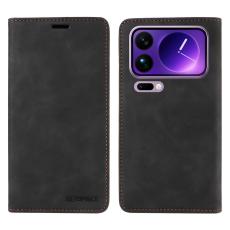 BETOPNICE - BETOPNICE Xiaomi 17 Pro Max Pl&aring;nboksfodral Konstl&auml;der - Svart