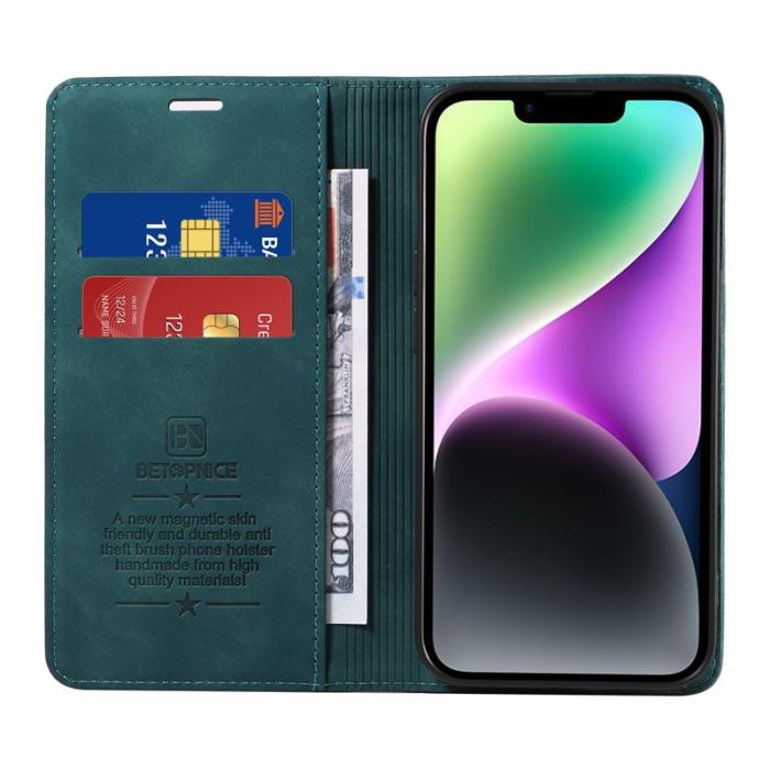 BETOPNICE - BETOPNICE Xiaomi 17 Pro Max Plånboksfodral Konstläder - Grön