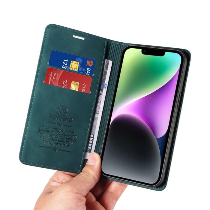BETOPNICE - BETOPNICE Xiaomi 17 Pro Max Plånboksfodral Konstläder - Grön