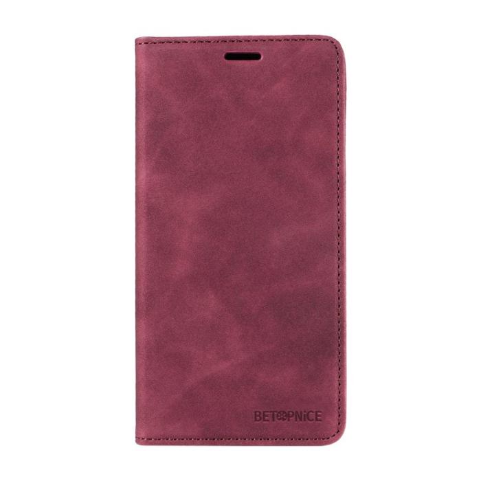 BETOPNICE - BETOPNICE Xiaomi 17 Pro Max Plånboksfodral Konstläder - Röd
