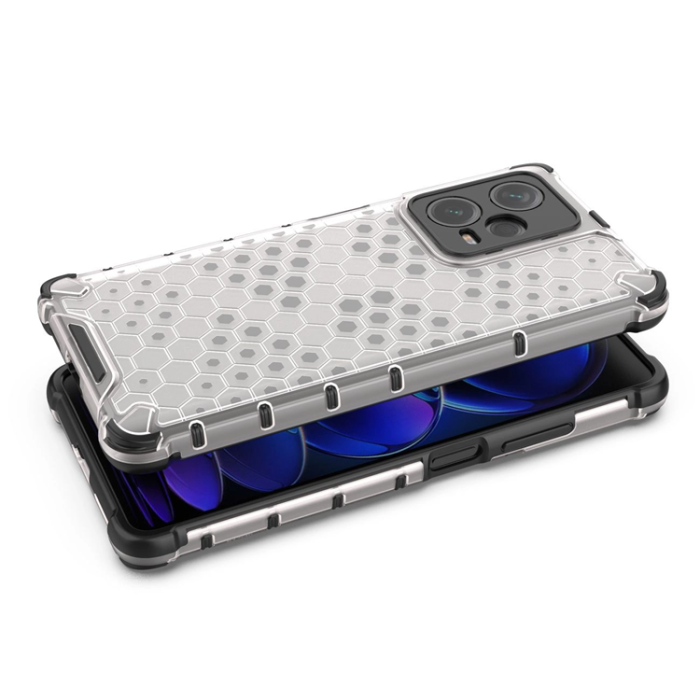 OEM - Xiaomi Redmi Note 12 Pro Plus Mobilskal Hybrid Honeycomb - Svart