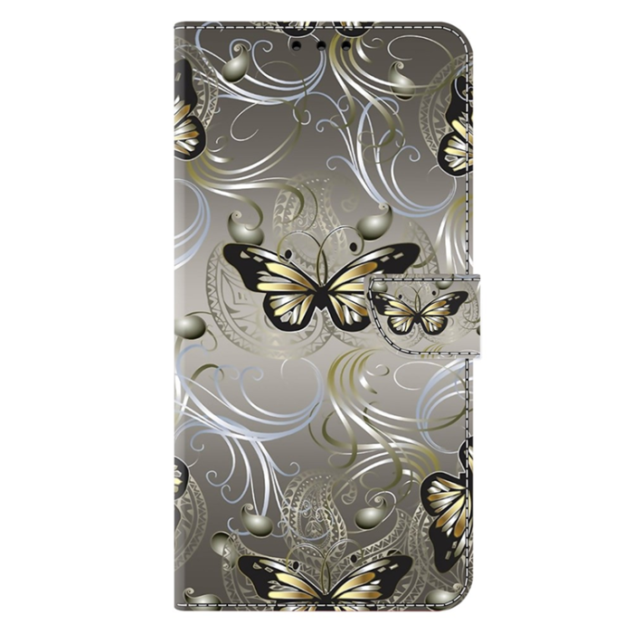 A-One Brand - Galaxy A17 5G Plånboksfodral Pattern Printing - Lace Butterfly