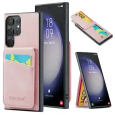 FIERRE SHANN - FIERRE SHANN Samsung Galaxy S25 Ultra Fodral KonstL&auml;der - Rosa