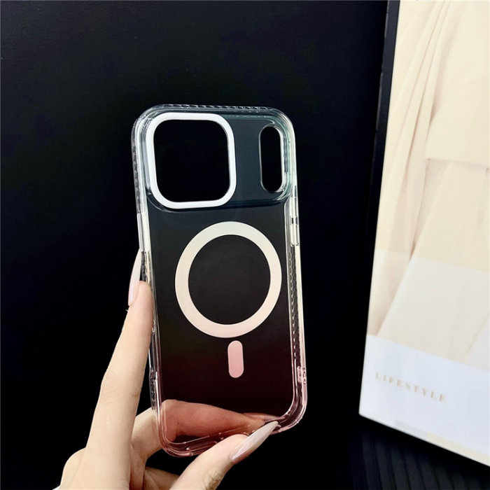 A-One Brand - iPhone 17 Pro Mobilskal MagSafe IMD 4-Color Geometric Gradient