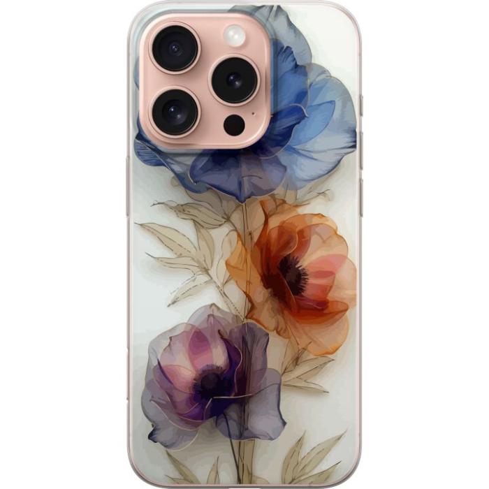 iSecrets - Mobilskal till Apple iPhone 16 Pro med Silkesblommor