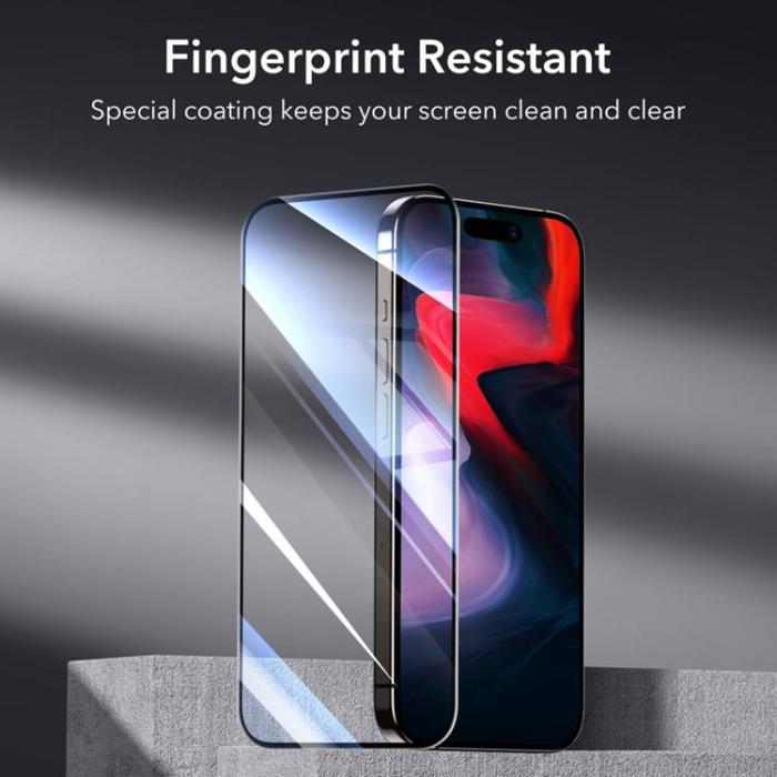 ESR - [2-Pack] ESR iPhone 15 Pro Max Härdat Glas Skärmskydd