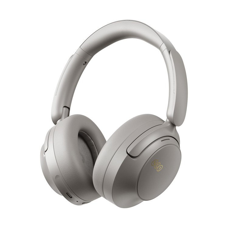 QCY Trådlös Hörlurar On-Ear H3S med Noise Cancellation - Grå | 505771 | AlltMobil