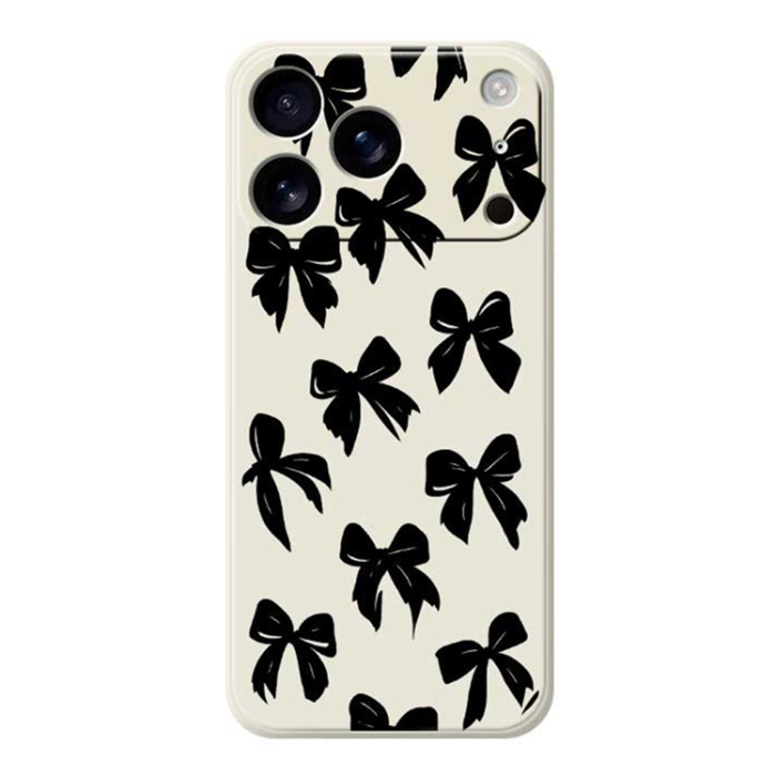 A-One Brand - iPhone 17 Pro Max Mobilskal Bow Pattern Printing Straight