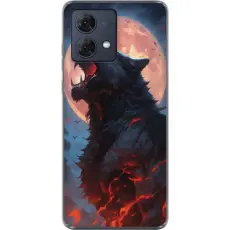 Gustaf - Mobilskal till Motorola Moto G84 med Ylande varg