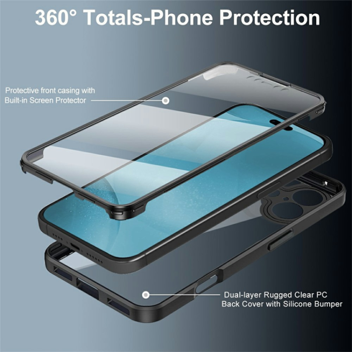 A-One Brand - iPhone 17 Mobilskal Acrylic + TPU - Rosa