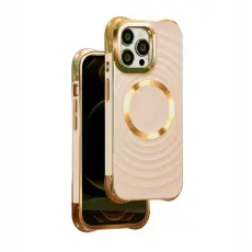 OEM - iPhone 13 Pro Mobilskal Magsafe Circle Glam - Rosa