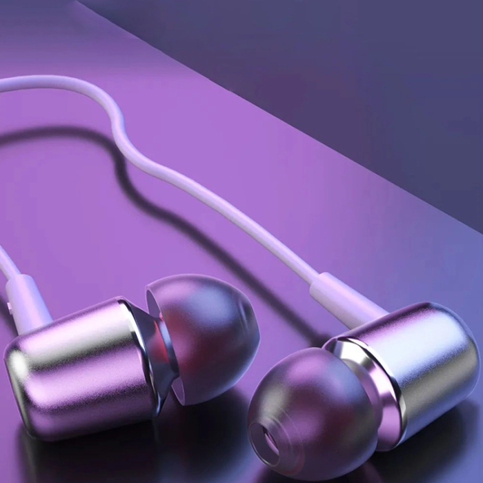 Dudao - Dudao X1PROT In-Ear Hörlurar Anslutna USB-C Kabel 1.2 m - Vit