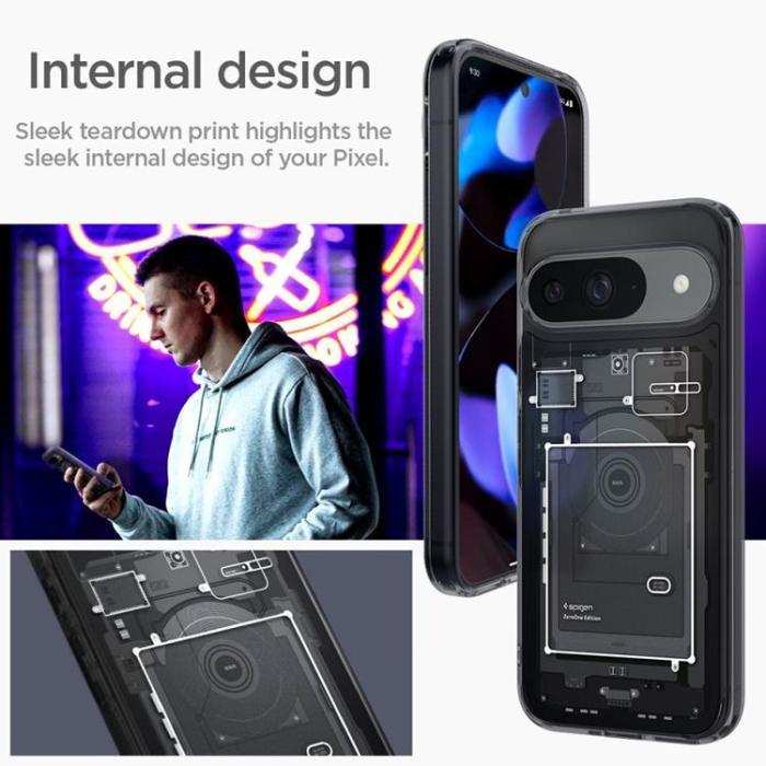 UTGATT - Spigen Google Pixel 9/9 Pro Mobilskal Ultra Hybrid Zero One