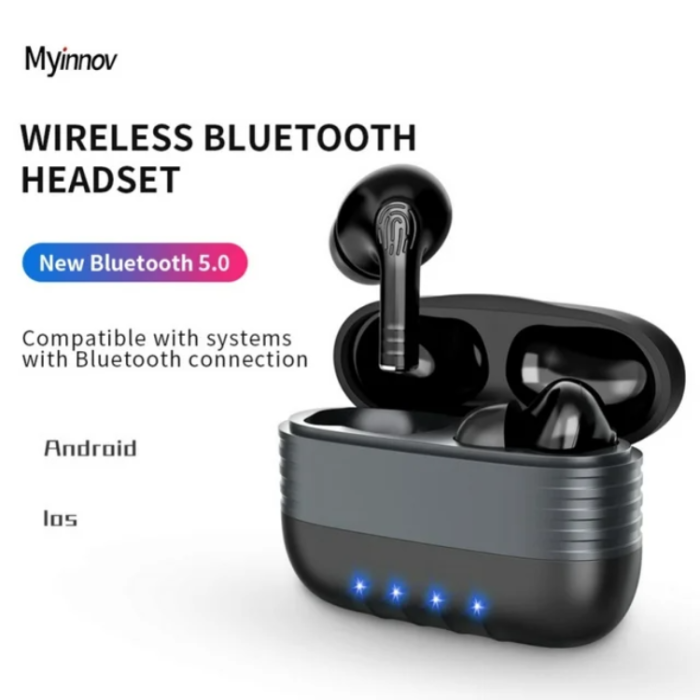 Myinnov - Myinnov M30 In-Ear Bluetooth Trådlösa Hörlurar - Svart
