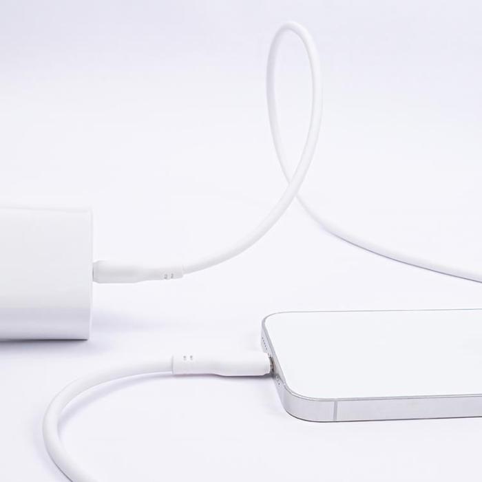 Maxlife - Maxlife MFI USB-C till Lightning kabel 1m 27W MXUC-10 - Vit
