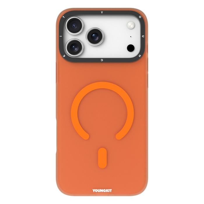 YOUNGKIT - YOUNGKIT iPhone 17 Pro Max Mobilskal MagSafe PET TPU - Orange