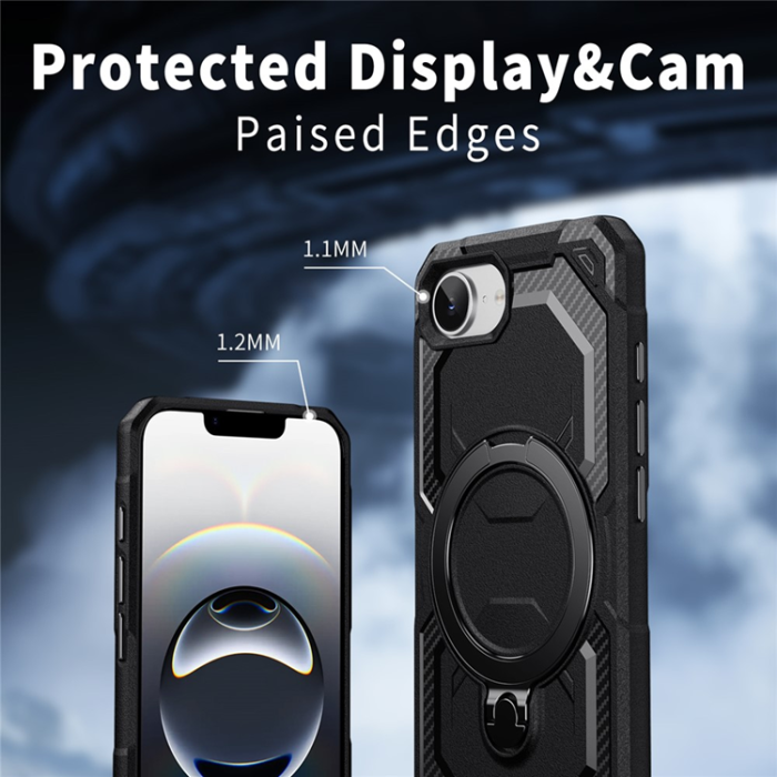 A-One Brand - iPhone 16e Mobilskal MagSafe Kickstand TPU + PC